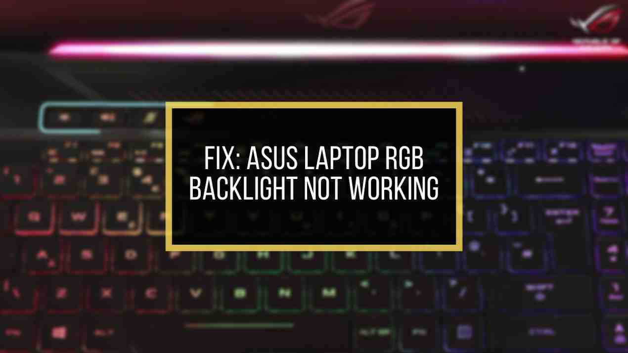 asus keyboard backlight color change